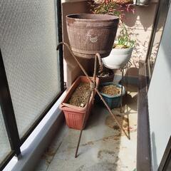 プランター三脚　ガーデニング