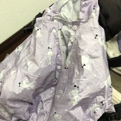 こども　ピンク　傘、レインボーレインブーツ19.レインコートの画像