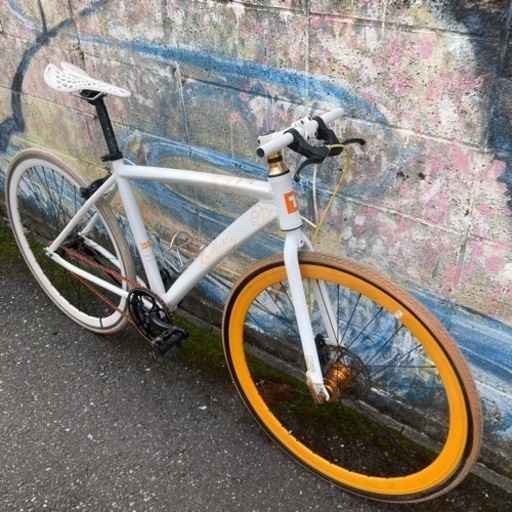 ドッペルギャンガー　シングルスピード　カスタマイズ　ディスクブレーキ！整備済み。 ドッペルギャンガーシングルスピードカスタマイズディスクブレーキ