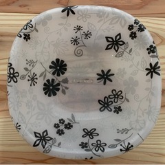 アクリル　バスチェアと洗面器セットの画像