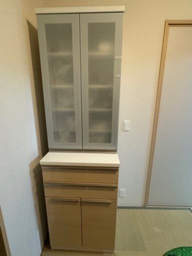 【値段交渉可】ニトリ 食器棚 幅60cm カップボート キッチンボード