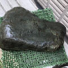 緑石　盆栽石　平石　水槽石　園芸　生け花　ガーデニングの画像