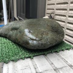 緑石　盆栽石　平石　水槽石　園芸　生け花　ガーデニングの画像