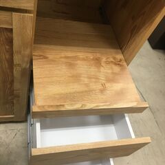 隈木工所 キッチンボード チャトラ レンジボード  モイス フルスライドレール 食器棚 レンジ台 幅120m おしゃれ シンプル 北欧 女性が使いやすい高さ 収納キッチン クリーニング済 堺市 石津【ジャングルジャングルサカイ石津店】の画像