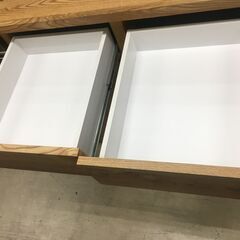 隈木工所 キッチンボード チャトラ レンジボード  モイス フルスライドレール 食器棚 レンジ台 幅120m おしゃれ シンプル 北欧 女性が使いやすい高さ 収納キッチン クリーニング済 堺市 石津【ジャングルジャングルサカイ石津店】の画像
