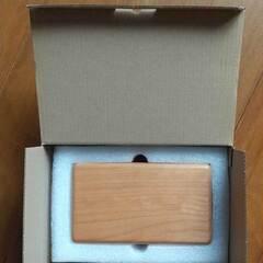 無料・未使用品　木製ジュエリーボックスの画像