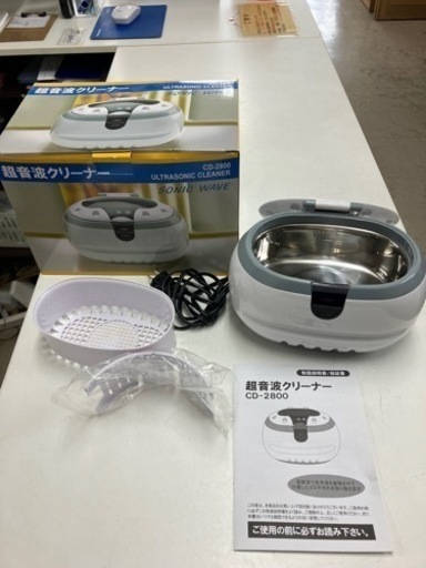 取引場所 南観音 K2404-169 超音波クリーナー CD-2800 説明書あり 動作確認済み
