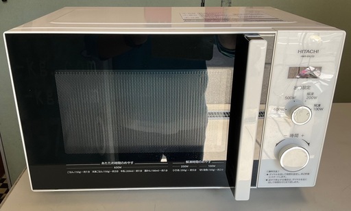 【RKG-202】特価！日立/電子レンジ/HMR-BK220-Z6 /60Hz（西日本専用）/中古品/2021年製