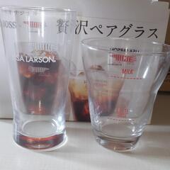 BOSS×LISA LARSON ボスオリジナル 贅沢ペアグラス 非売品の画像