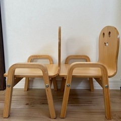 キコリの小イス　2脚の画像