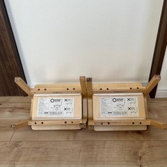 キコリの小イス　2脚の画像