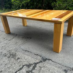 リサイクルショップどりーむ天保山店　No12605　オシャレテーブル　ローテブル　座卓　幅広タイプ　ちょうどいいサイズ　配達可能の画像