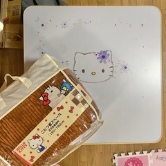 こたつ　ハローキティ　サンリオ　家電　テーブル　セット