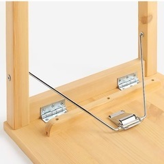 美品/ 無印パイン材テーブル・折りたたみ式の画像