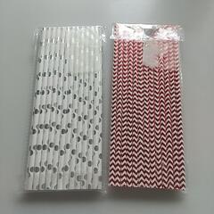 紙ストロー 25本×2セットの画像
