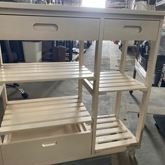 キッチンカウンター　ホワイトの画像