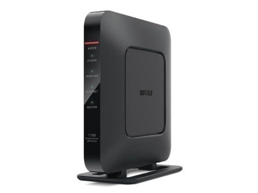 BUFFALO WiFi 無線LAN ルーター WSR-1166DHP3/MBK 11ac ac1200 866+300Mbps デュアルバンド 3LDK 2階建向け