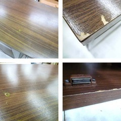 シューズボックス 下駄箱 幅90.5×奥行33×高さ93.5cm 木製 ブラウン系 玄関収納 収納家具 苫小牧西店の画像