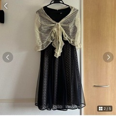 【KATHARIN ROSS】ドレス　パーティー フォーマル 黒 ワンピースの画像