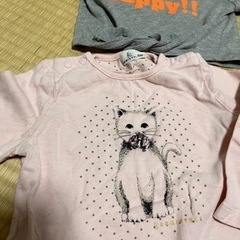子供服　まとめ売り　 女の子　80 Tシャツ、ロンT  子供服の画像