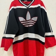 adidas　ゲームシャツ　サイズL-O  日本製 白タグ