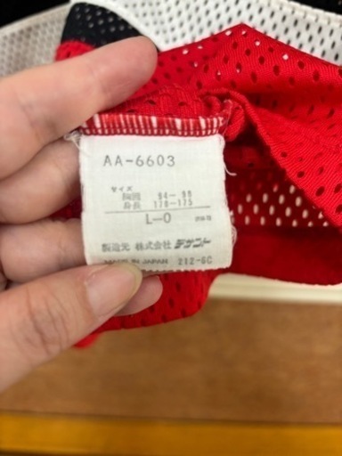 adidas　ゲームシャツ　サイズL-O  日本製 白タグ
