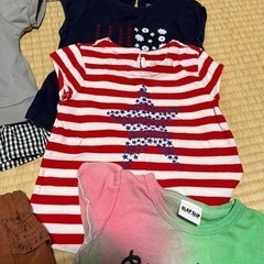 子供用品  100サイズ　夏服　Tシャツ、ワンピースの画像