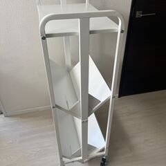【ファイルワゴン】と【無印良品のファイルボックス×9点】の画像