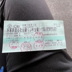 青春18切符　1回分