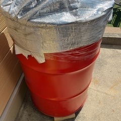 ドラム缶　赤　1個