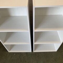 【ジモティ限定特価】  NITORI ニトリ カラーボックス 収納棚 2個セット ①の画像