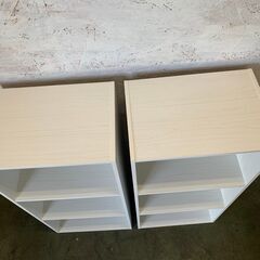 【ジモティ限定特価】  NITORI ニトリ カラーボックス 収納棚 2個セット ①の画像