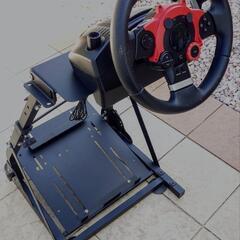 交渉可能　ロジクール ドライビングフォースGT　専用パドルシフトシステム&スタンド付き　すぐに遊べますの画像