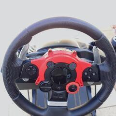 交渉可能　ロジクール ドライビングフォースGT　専用パドルシフトシステム&スタンド付き　すぐに遊べますの画像