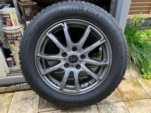 スタッドレス205/60R16＋アルミホイール16x6.5 53 114.3x5