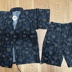 新品⭐️子ども用甚平　男の子　120センチの画像