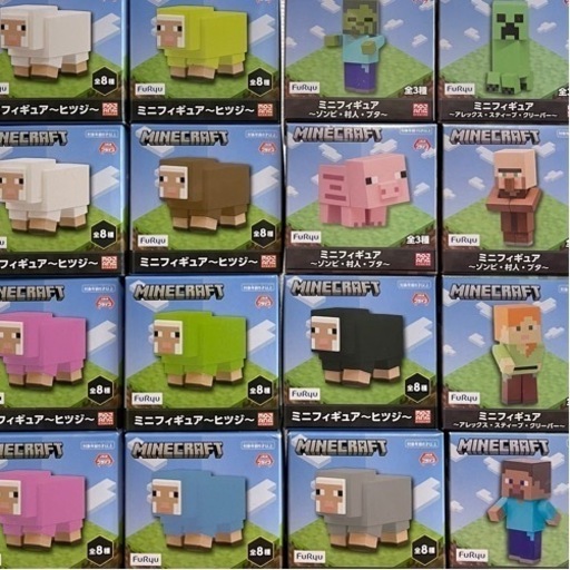 新品未使用品マインクラフト・コンプリート・フィギュア16点セット