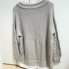 ニット Tシャツ長袖の画像