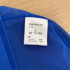 【2回使用の超美品】スイミングキャップ 水泳帽子 Lサイズ 正規のスポーツ店で購入した物①の画像