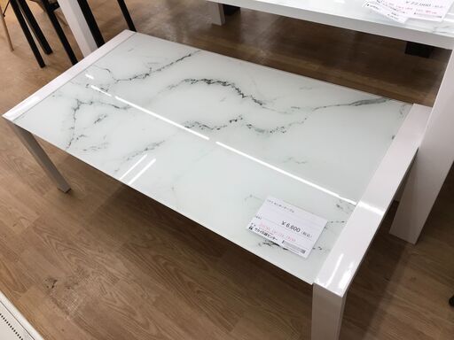 ★ジモティ割あり★ ニトリ センターテーブル ホワイト H40×W120×D60 クリーニング済み KJ4840