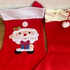 ★【お取引決定】サンタの衣装&靴下型ギフト袋の画像
