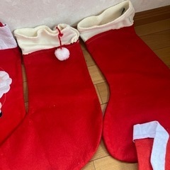 ★【お取引決定】サンタの衣装&靴下型ギフト袋の画像