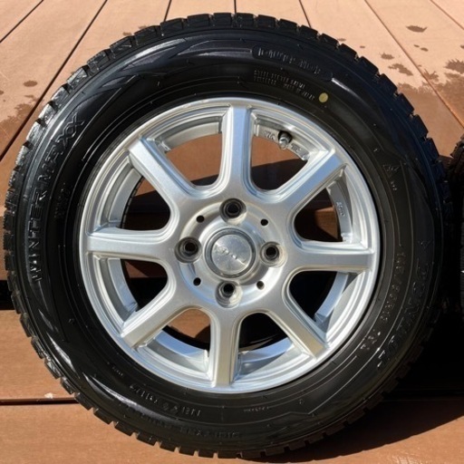 スタッドレス　ホイール4本セット　145/80R13