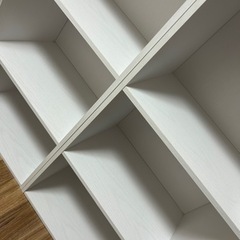白のカラーボックス2台まとめての画像
