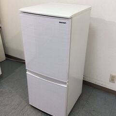 美品】 2ドア冷蔵庫 SHARP SJ-D14F-W 2020年製 通電確認済 現状品