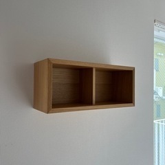 無印良品　壁に付けられる家具箱