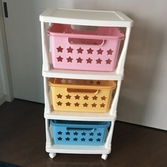 子ども用3段ワゴン