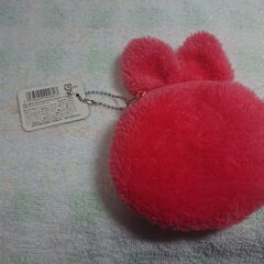 未使用　ふわふわおやすみうさぎポーチ　Fluffy Sleeping Rabbit Pouchの画像