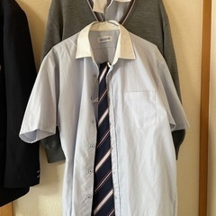 制服　学園　ブレザー　スラックス　カッターシャツ　ネクタイ　セータ　の画像