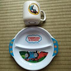 ●機関車トーマス 幼児プレート 陶器マグ● 食器 プレート
